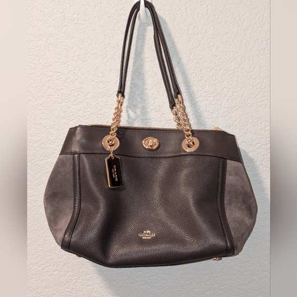 Coach Handbags - Coach Brown and Light Brown Shoulder Bag